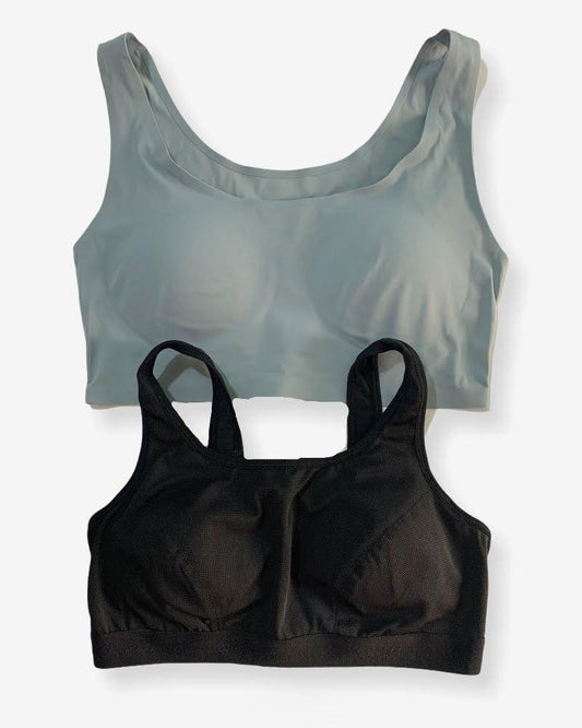 Impact Padded Sports Bra With Mesh Panels Ladies