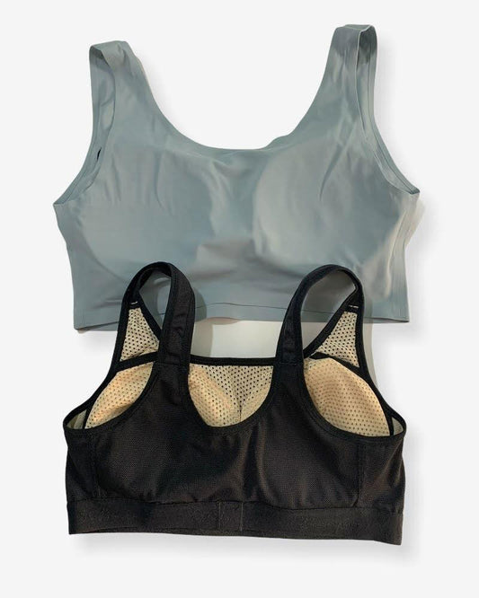 Impact Padded Sports Bra With Mesh Panels Ladies