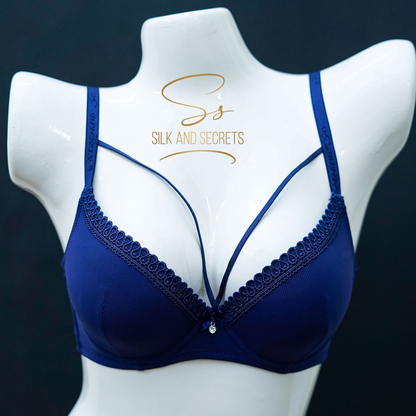 Lace Detail Double Padded Wired Push-Up Bra