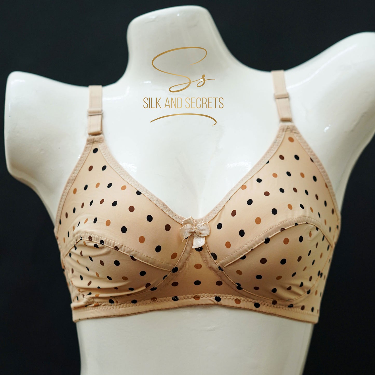 Malai Jersey Dotted Non-Wired Everyday Comfort Bra