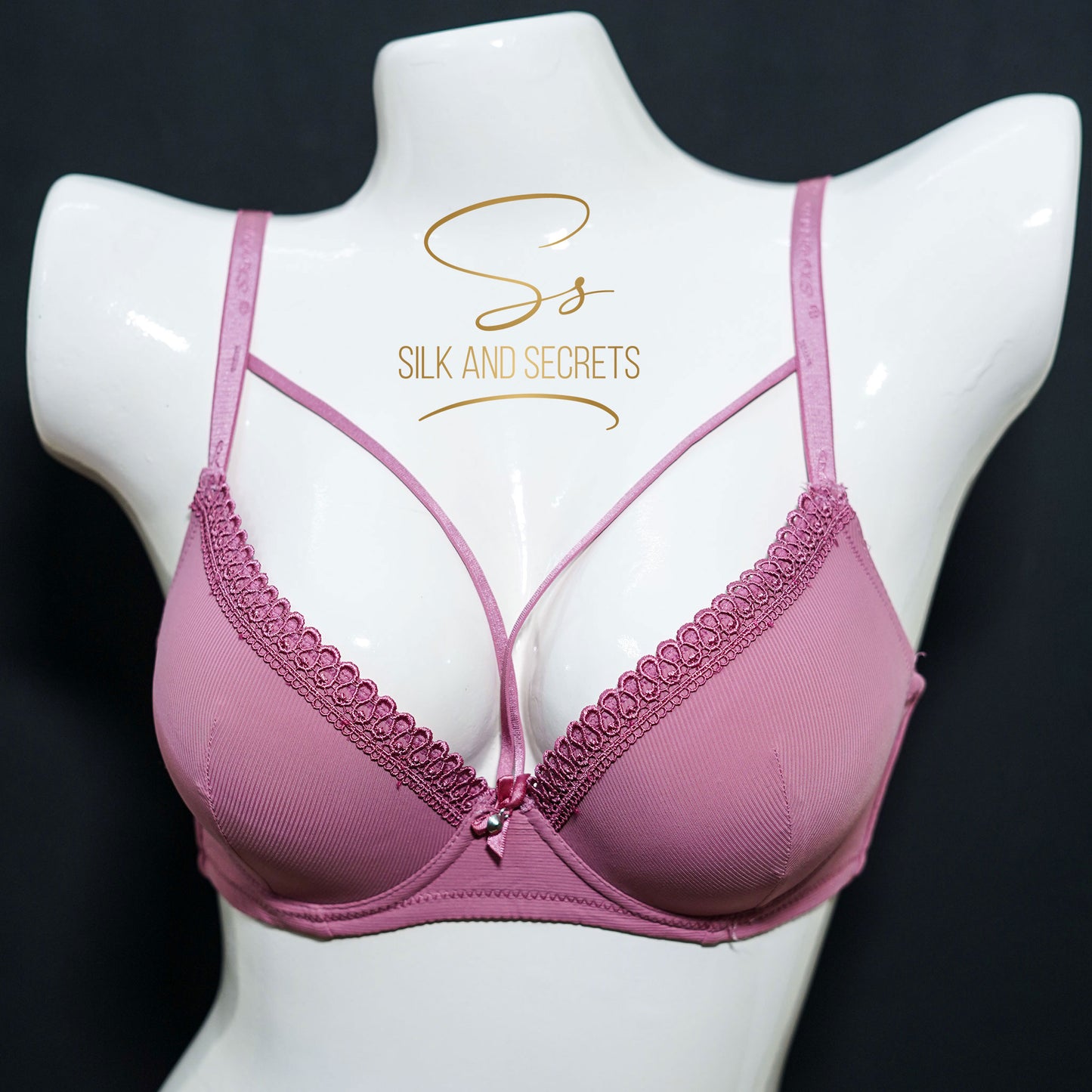 Lace Detail Double Padded Wired Push-Up Bra