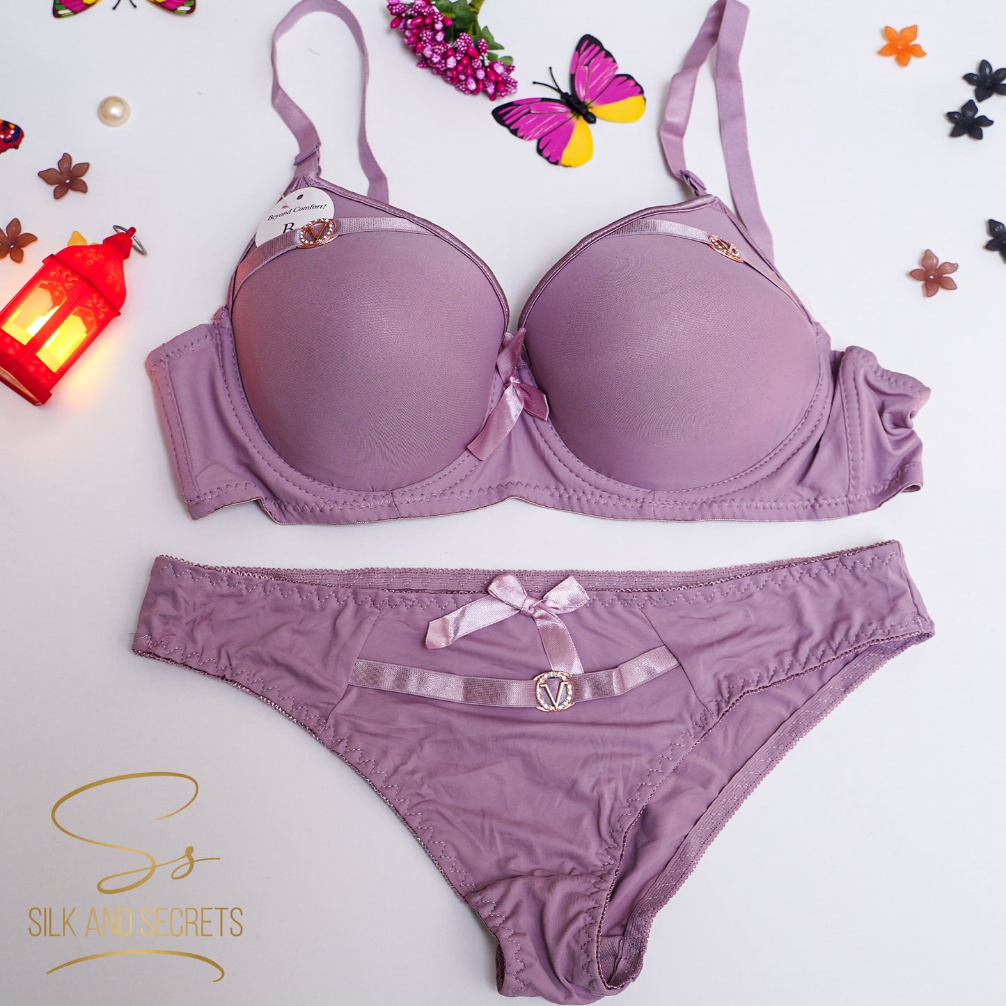 Elegant  Padded Bra & Panty Set