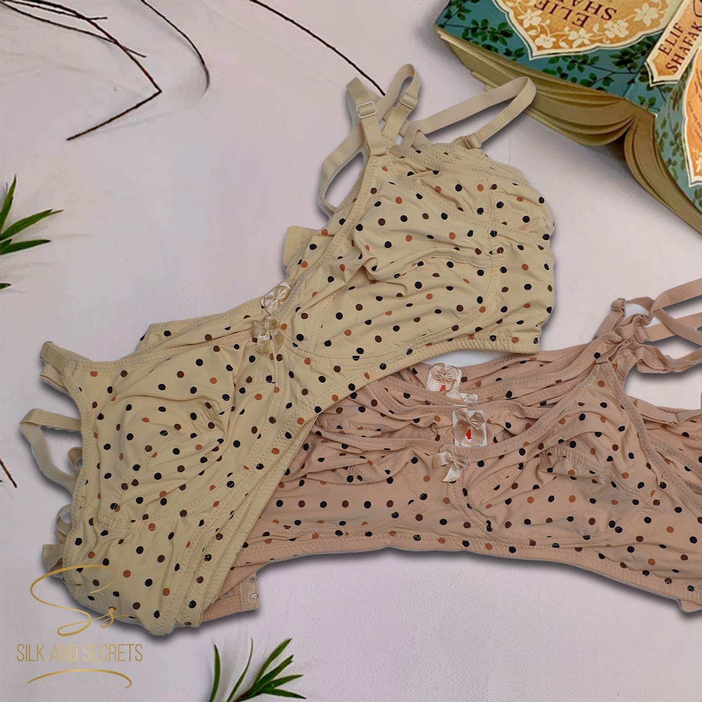 Malai Jersey Dotted Non-Wired Everyday Comfort Bra