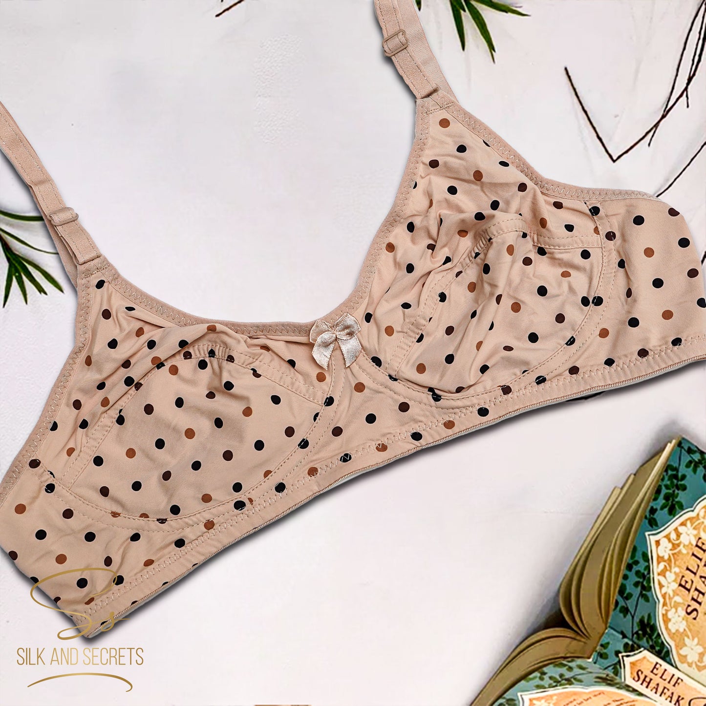 Malai Jersey Dotted Non-Wired Everyday Comfort Bra