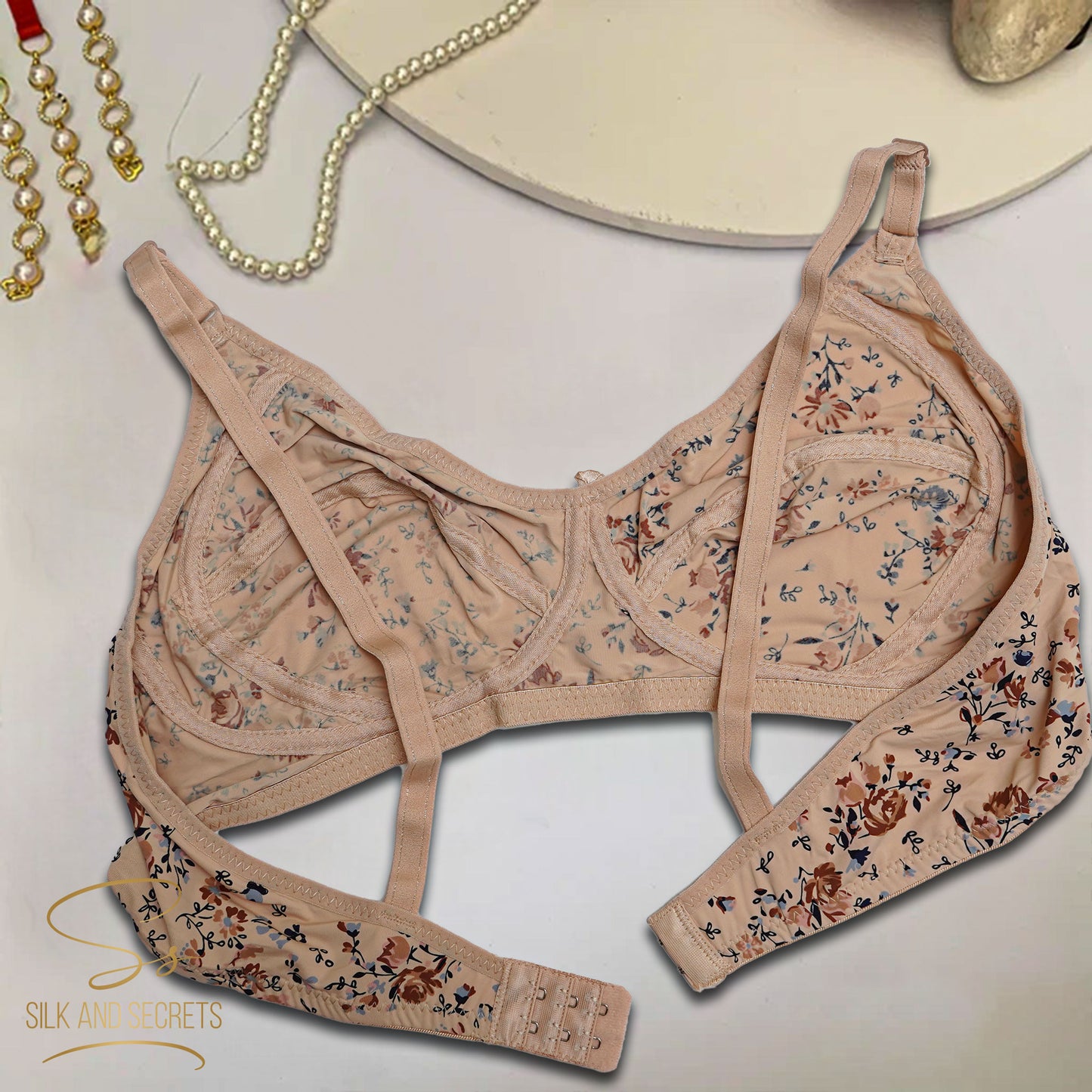 Malai Jersey Bra – Floral Elegance Collection