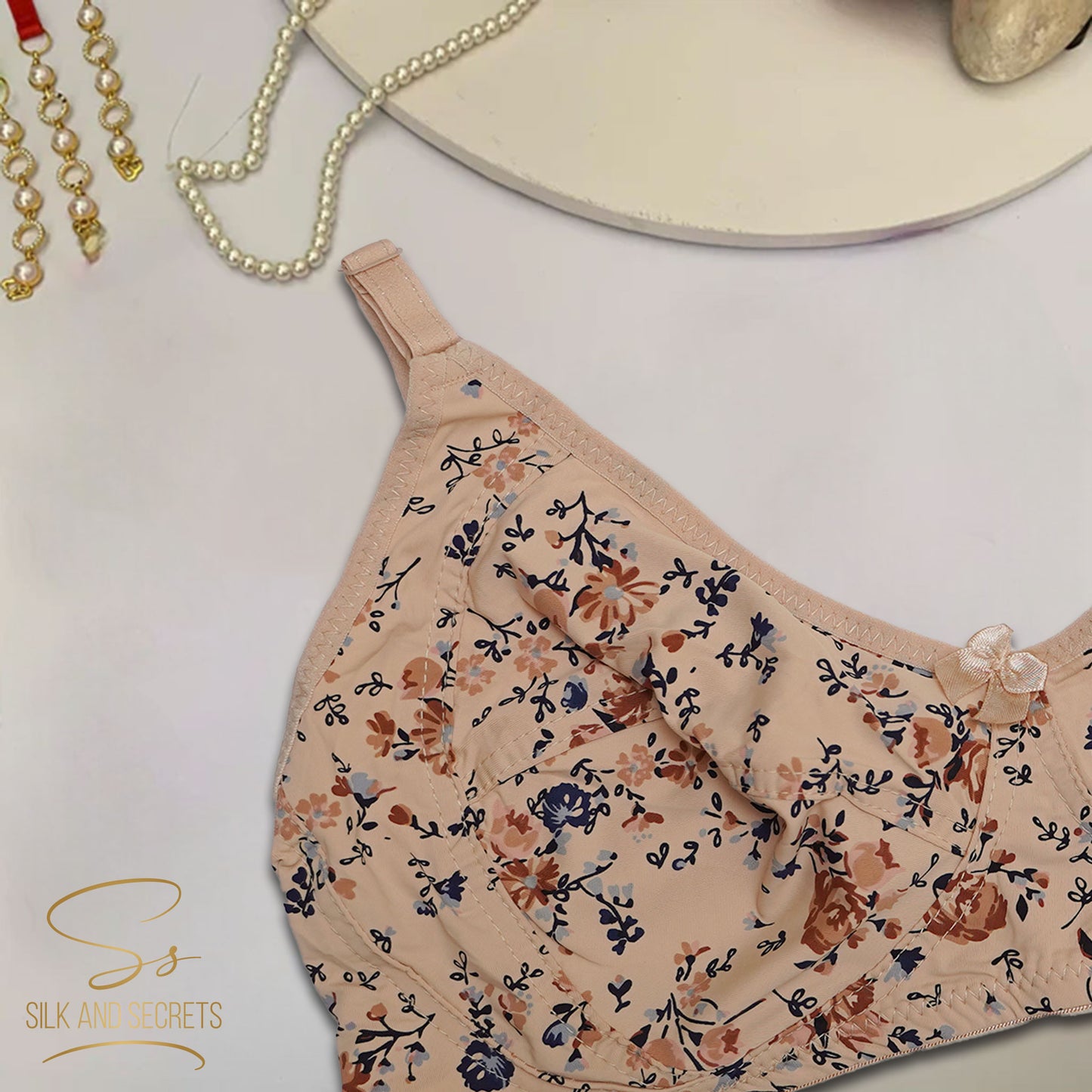 Malai Jersey Bra – Floral Elegance Collection