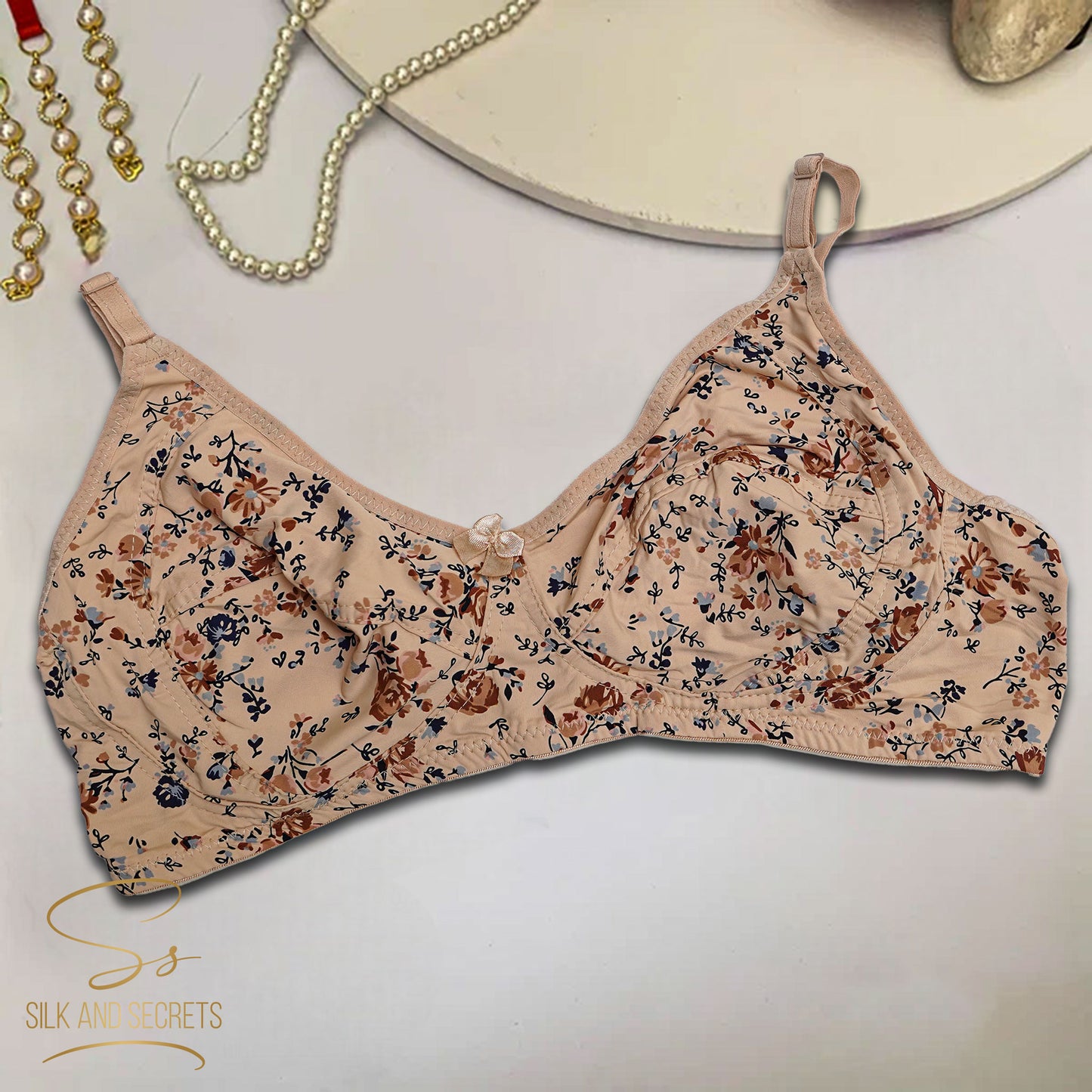 Malai Jersey Bra – Floral Elegance Collection