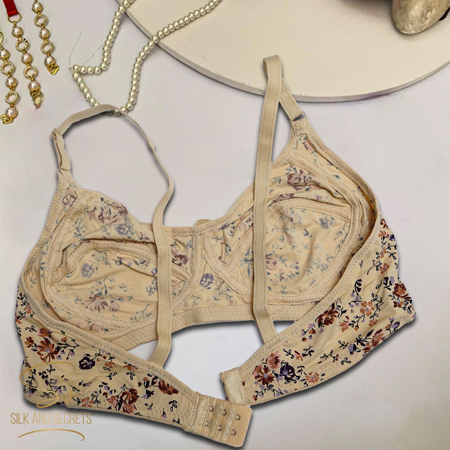 Malai Jersey Bra – Floral Elegance Collection