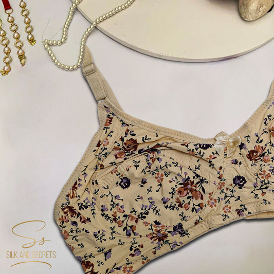 Malai Jersey Bra – Floral Elegance Collection