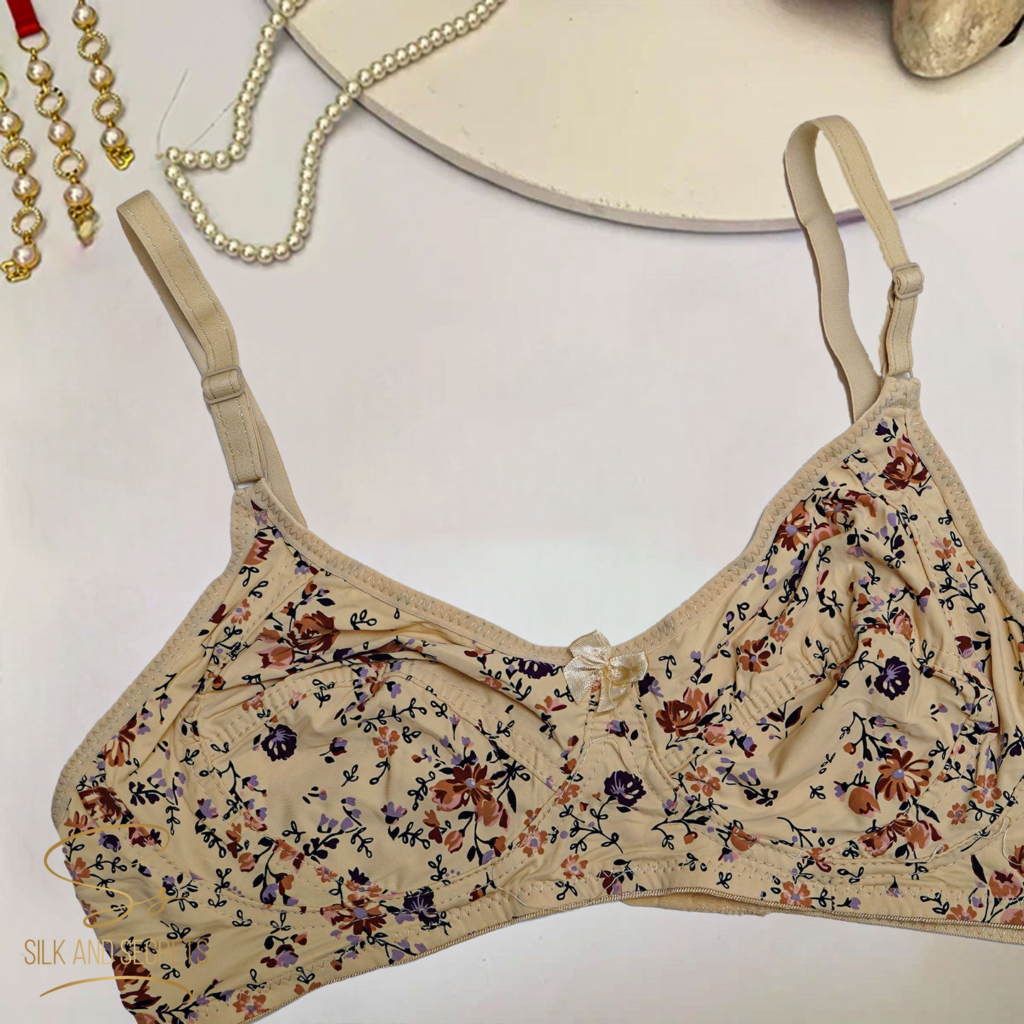 Malai Jersey Bra – Floral Elegance Collection