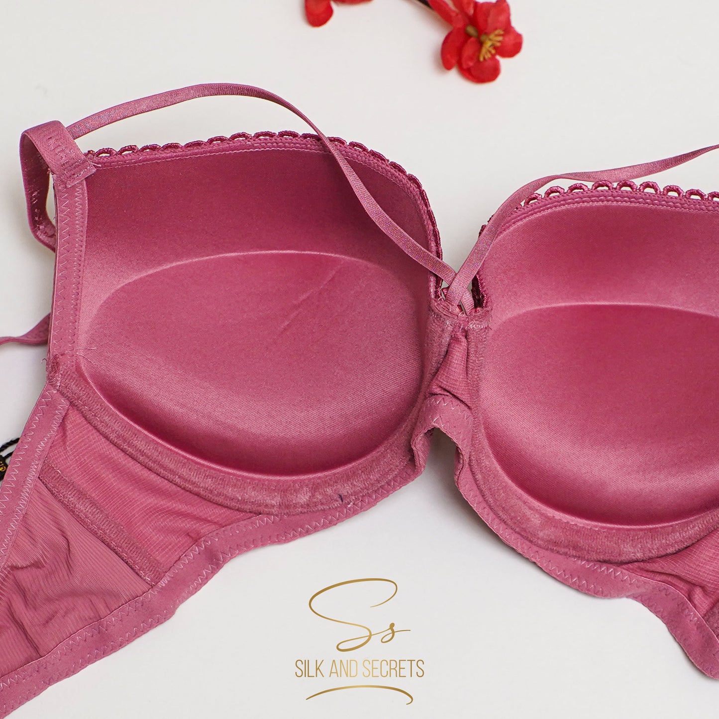 Lace Detail Double Padded Wired Push-Up Bra