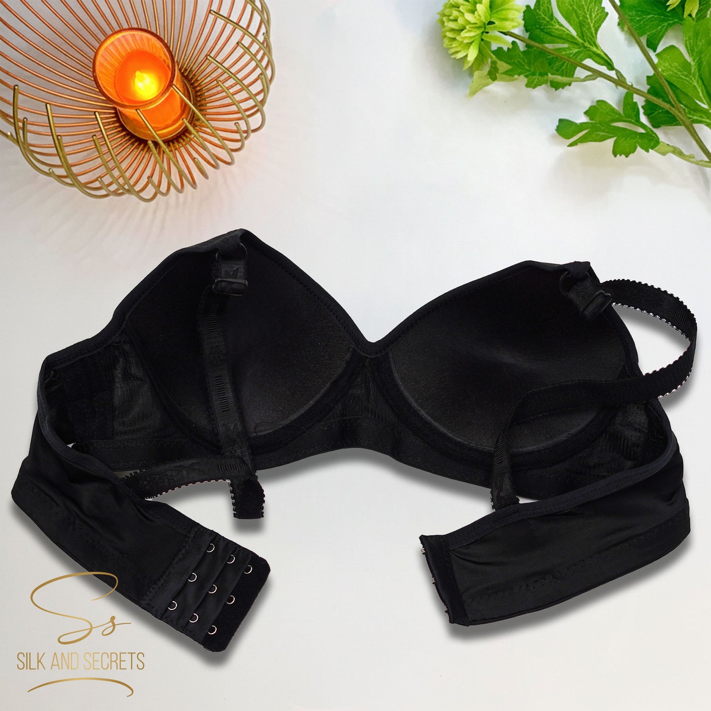 Elegant Embroidered Push-Up Single Padded Non-Wired Bra