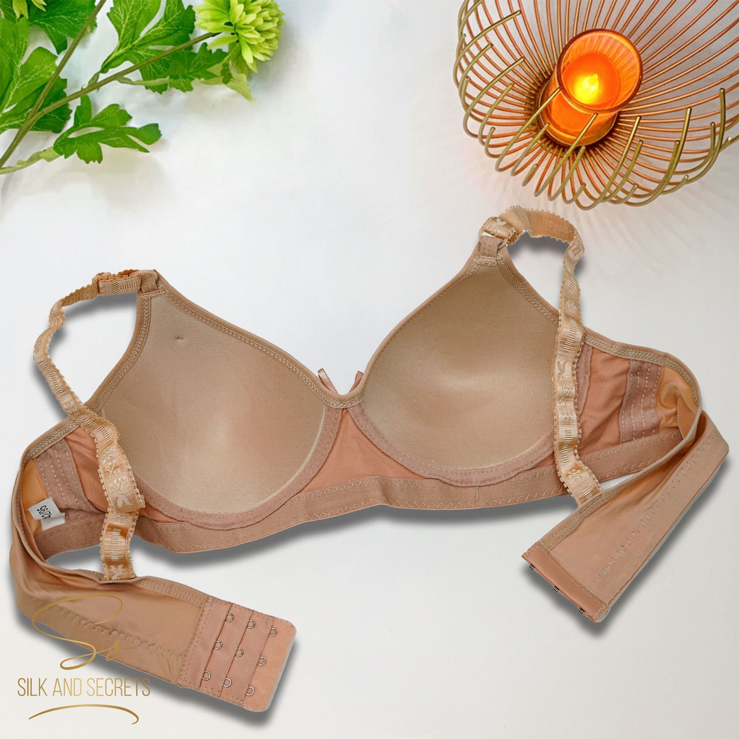 Elegant Embroidered Push-Up Single Padded Non-Wired Bra