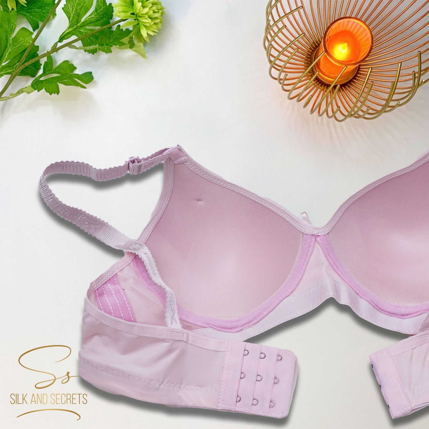Elegant Embroidered Push-Up Single Padded Non-Wired Bra
