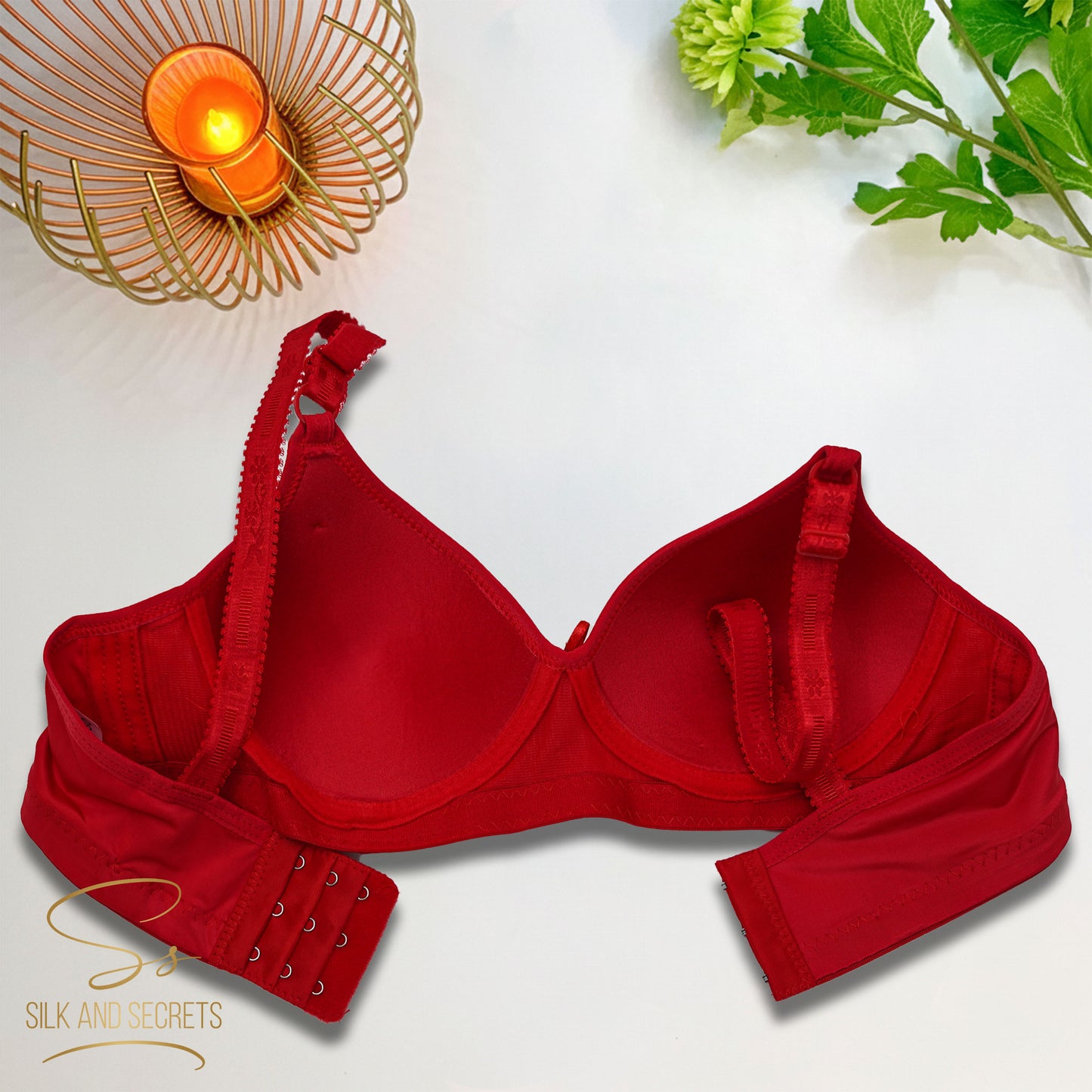 Elegant Embroidered Push-Up Single Padded Non-Wired Bra