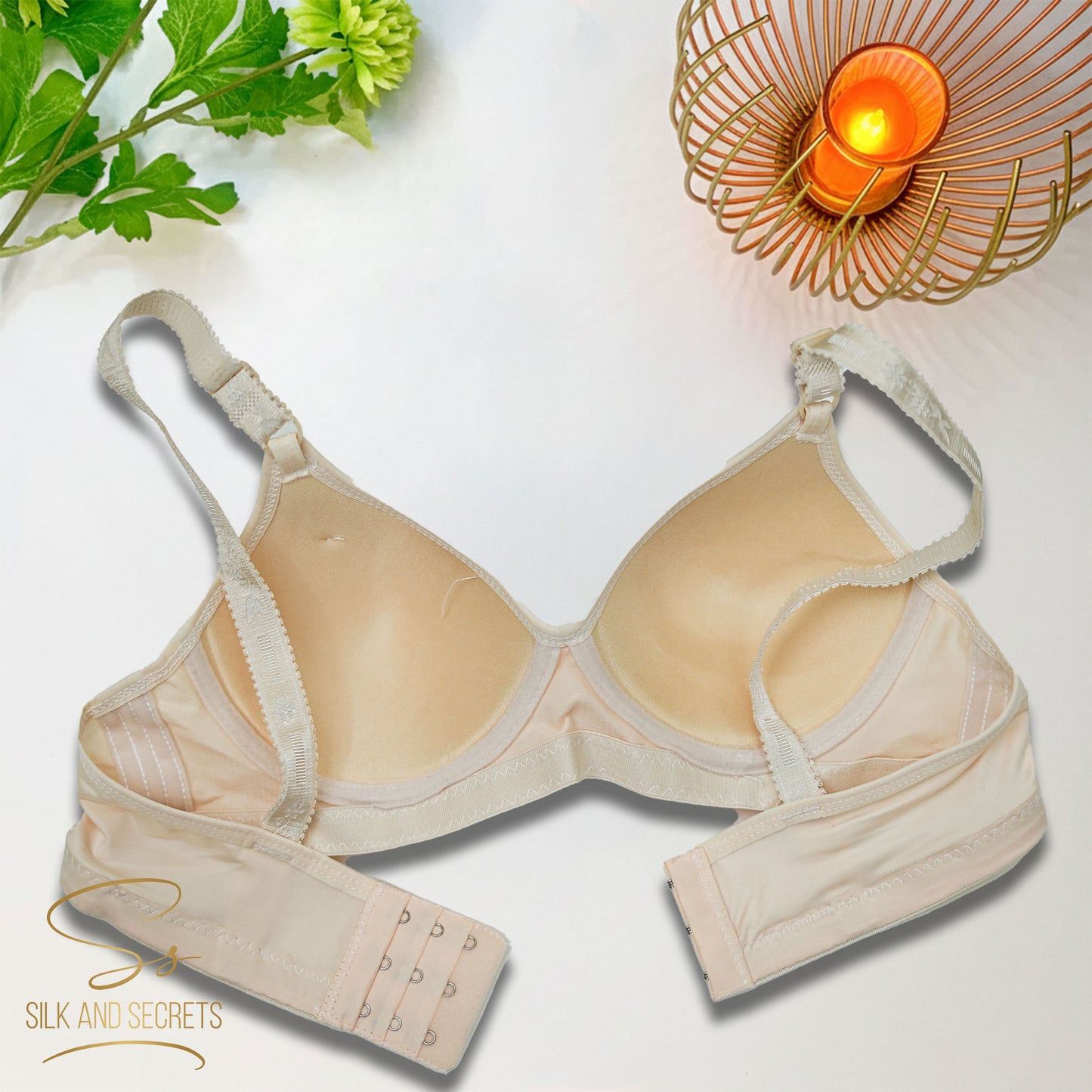 Elegant Embroidered Push-Up Single Padded Non-Wired Bra