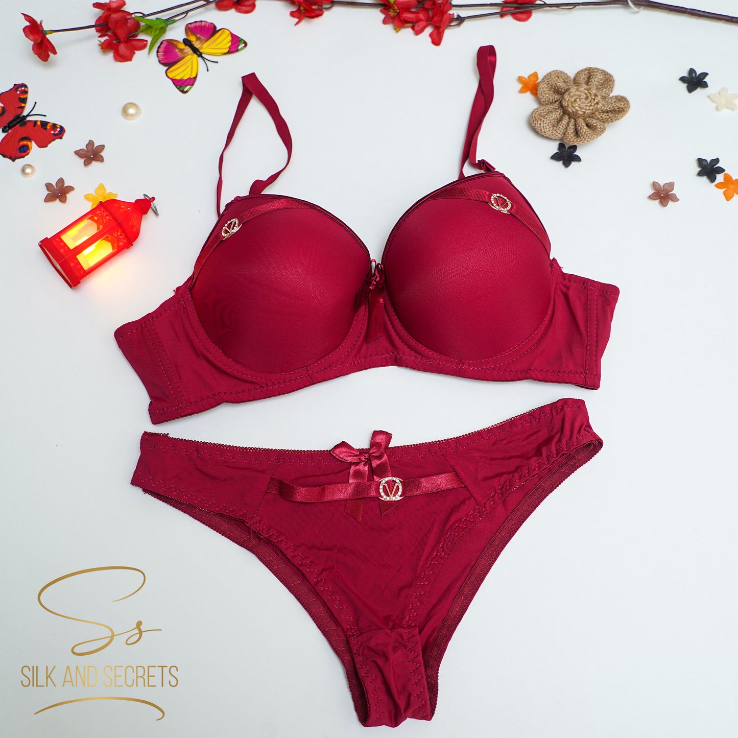 Elegant  Padded Bra & Panty Set