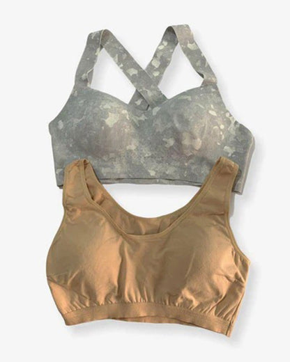Impact Padded Sports Bra With Mesh Panels Ladies
