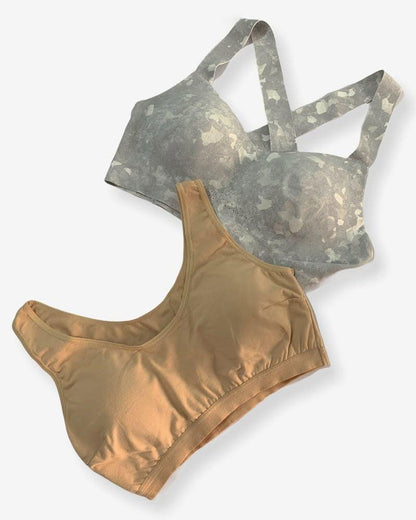 Impact Padded Sports Bra With Mesh Panels Ladies