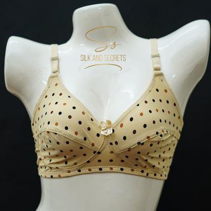 Malai Jersey Dotted Non-Wired Everyday Comfort Bra